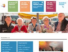 Tablet Screenshot of hansestadt-uelzen.de